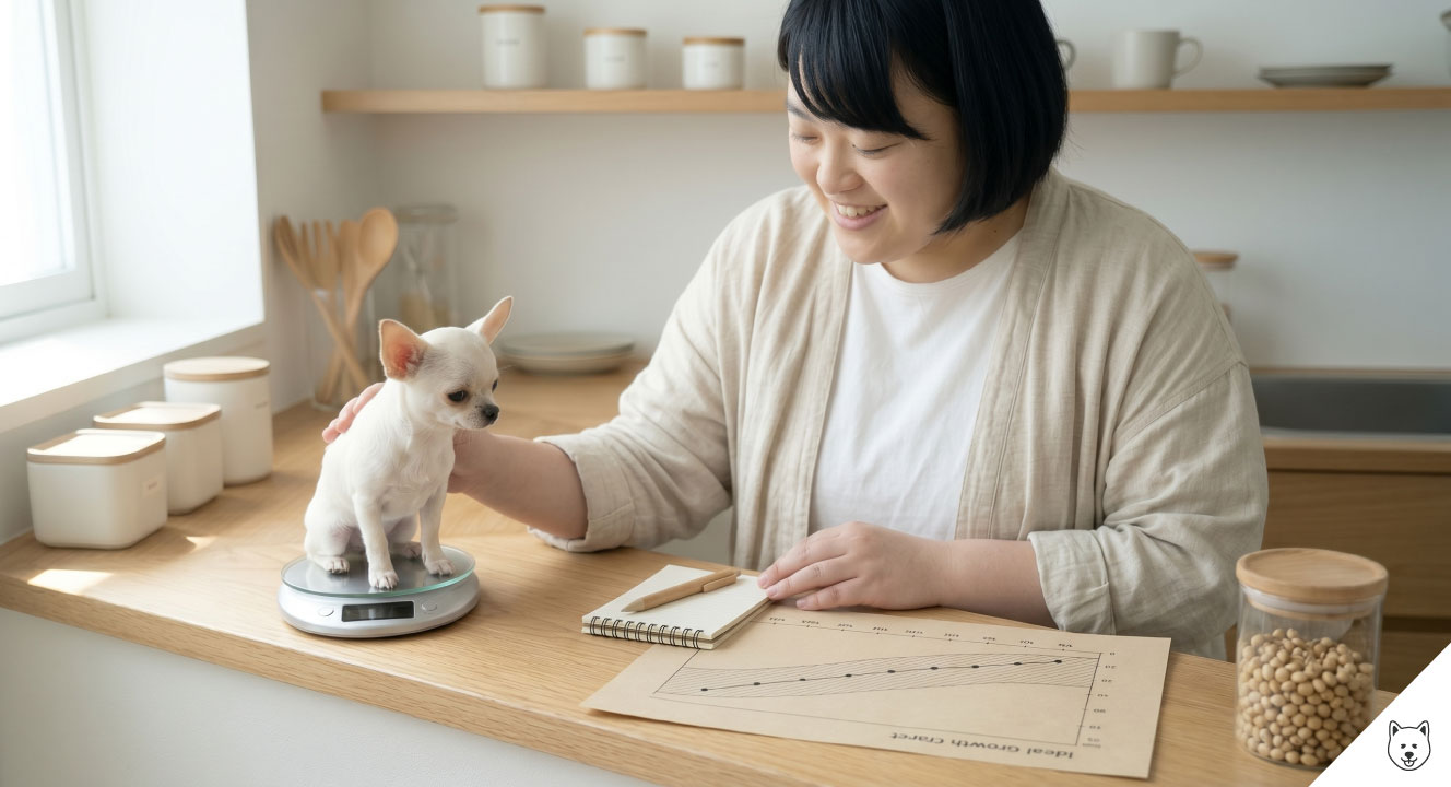 体重の推移と成長曲線の確認方法