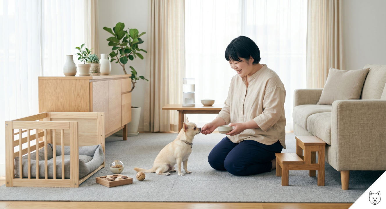 留守番トレーニングと室内環境の整え方