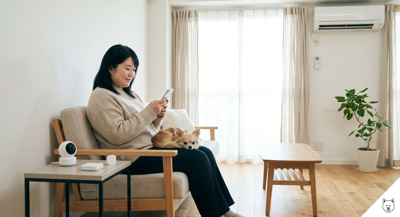 スマート家電で留守番中も安心管理