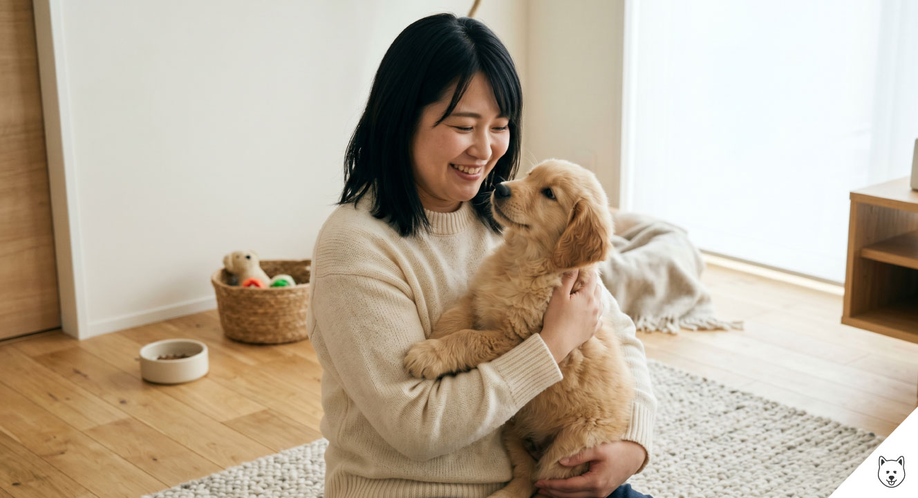 生後3ヶ月のゴールデンレトリバー|体重や餌・しつけの基本