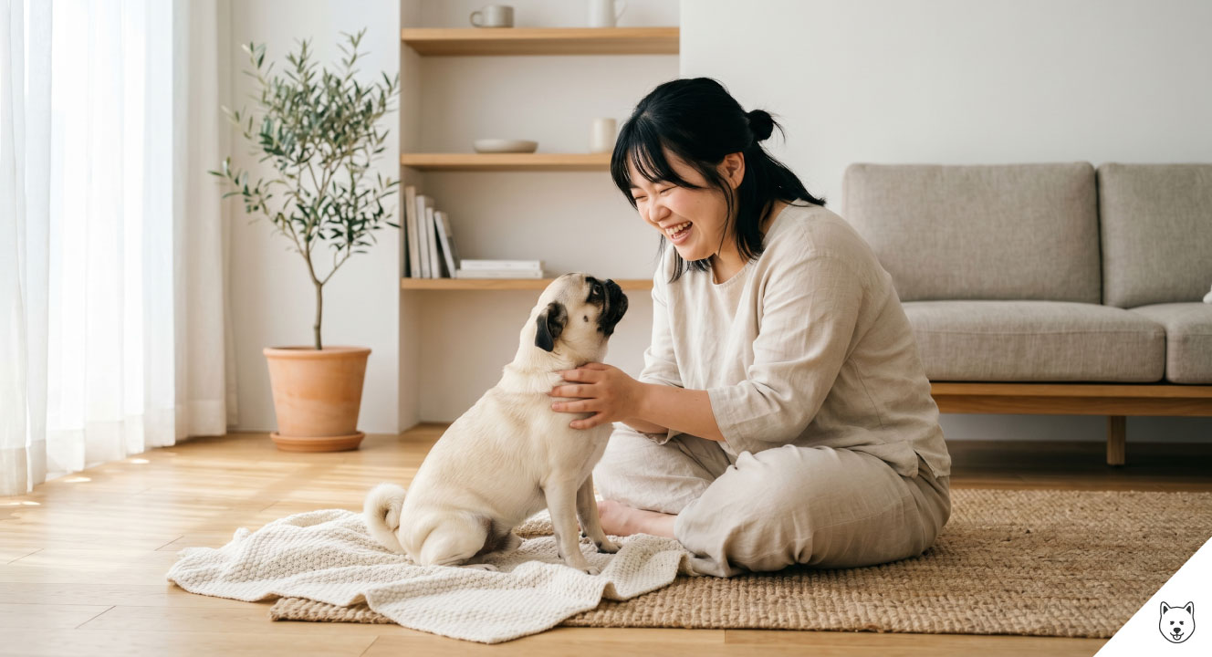 パグの性格を徹底解説｜オスメスの違いや飼い方も