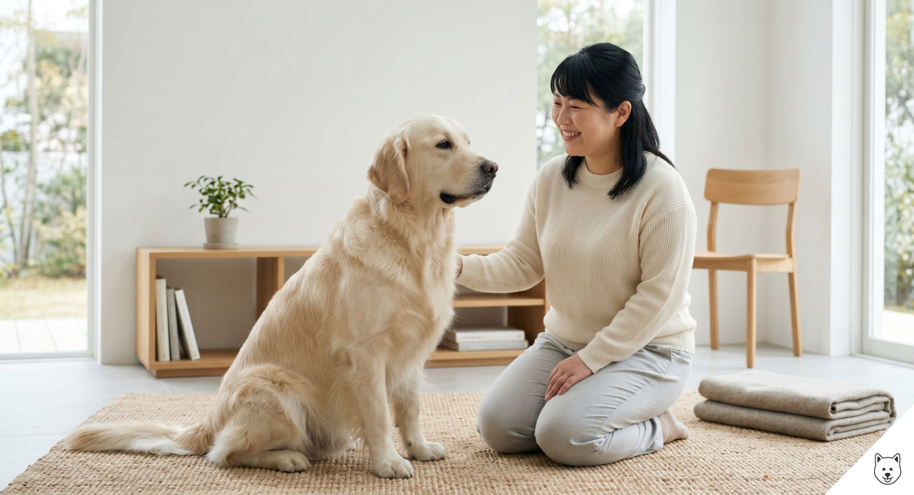 白いゴールデンレトリバーは英国系の犬種