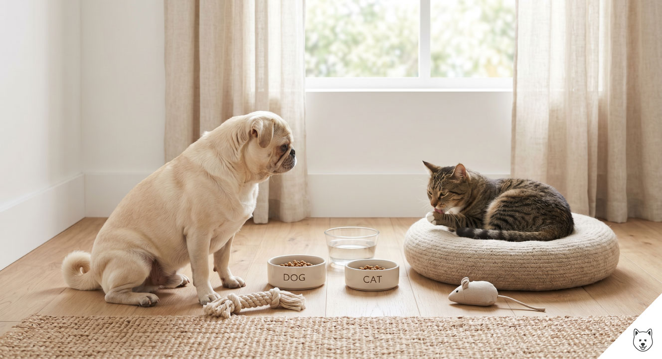 パグと猫の相性は良い?飼う前の本音