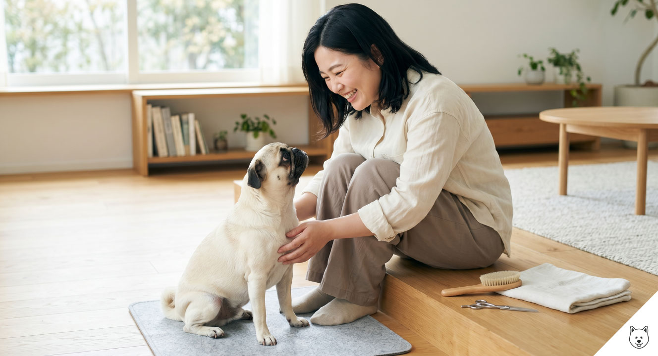 パグにトリミングは必要なのか