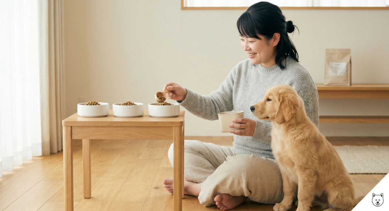４ヶ月に必要なご飯の量と回数