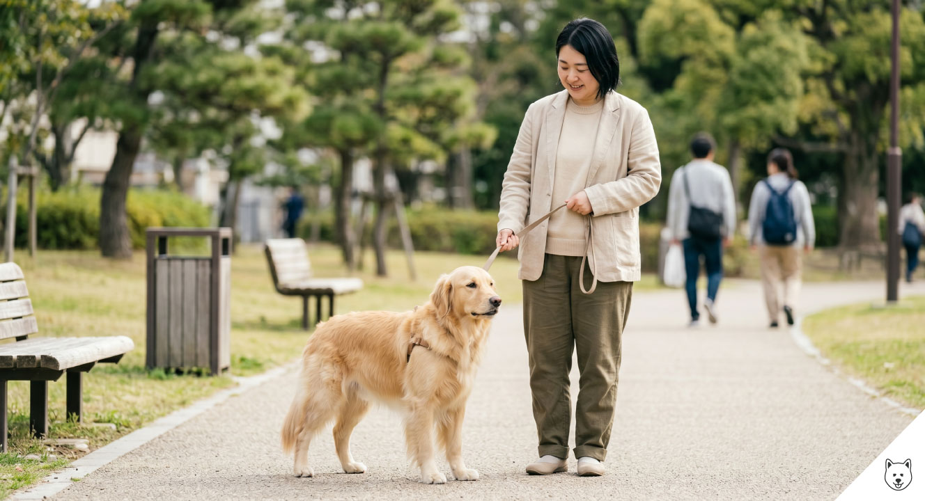 散歩中に見せるあるある行動