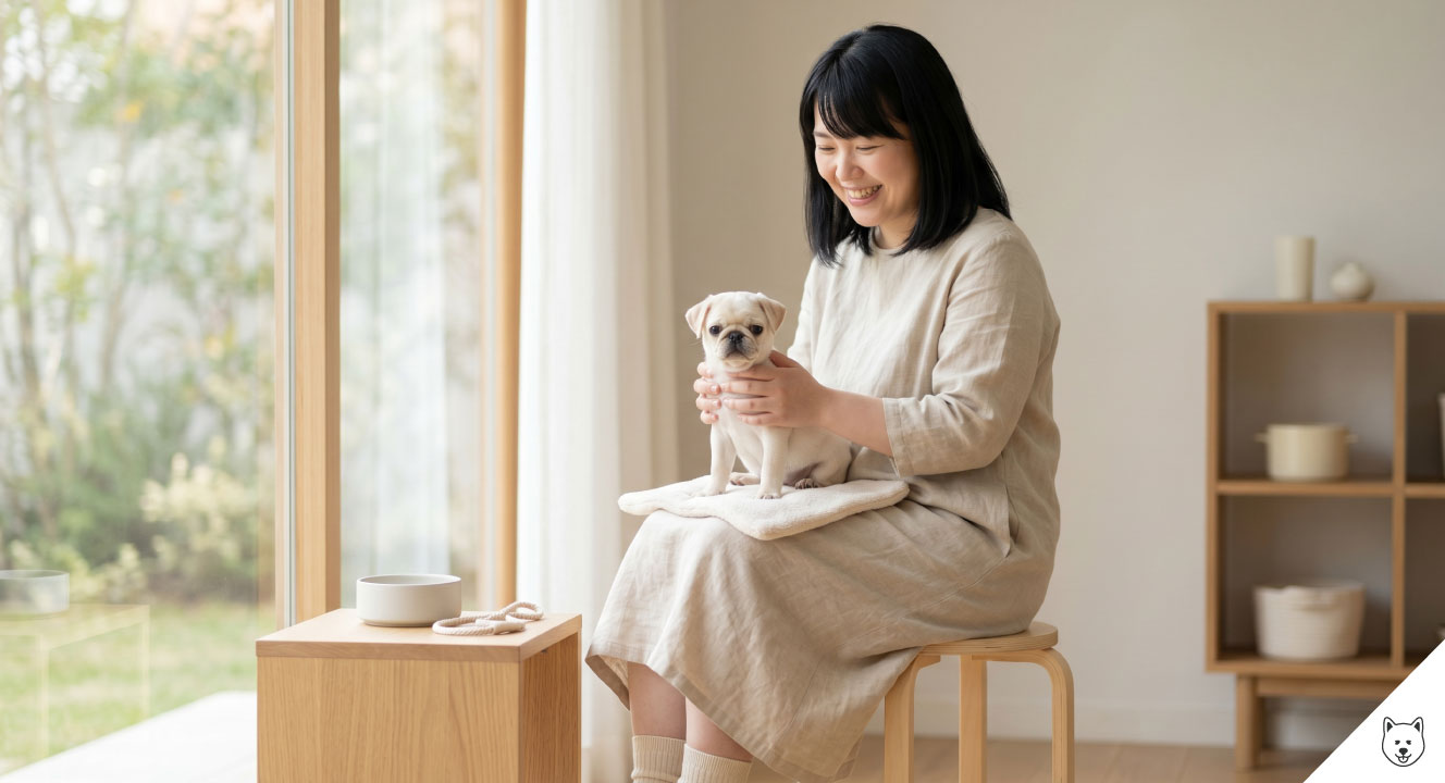 子犬の散歩デビューの時期