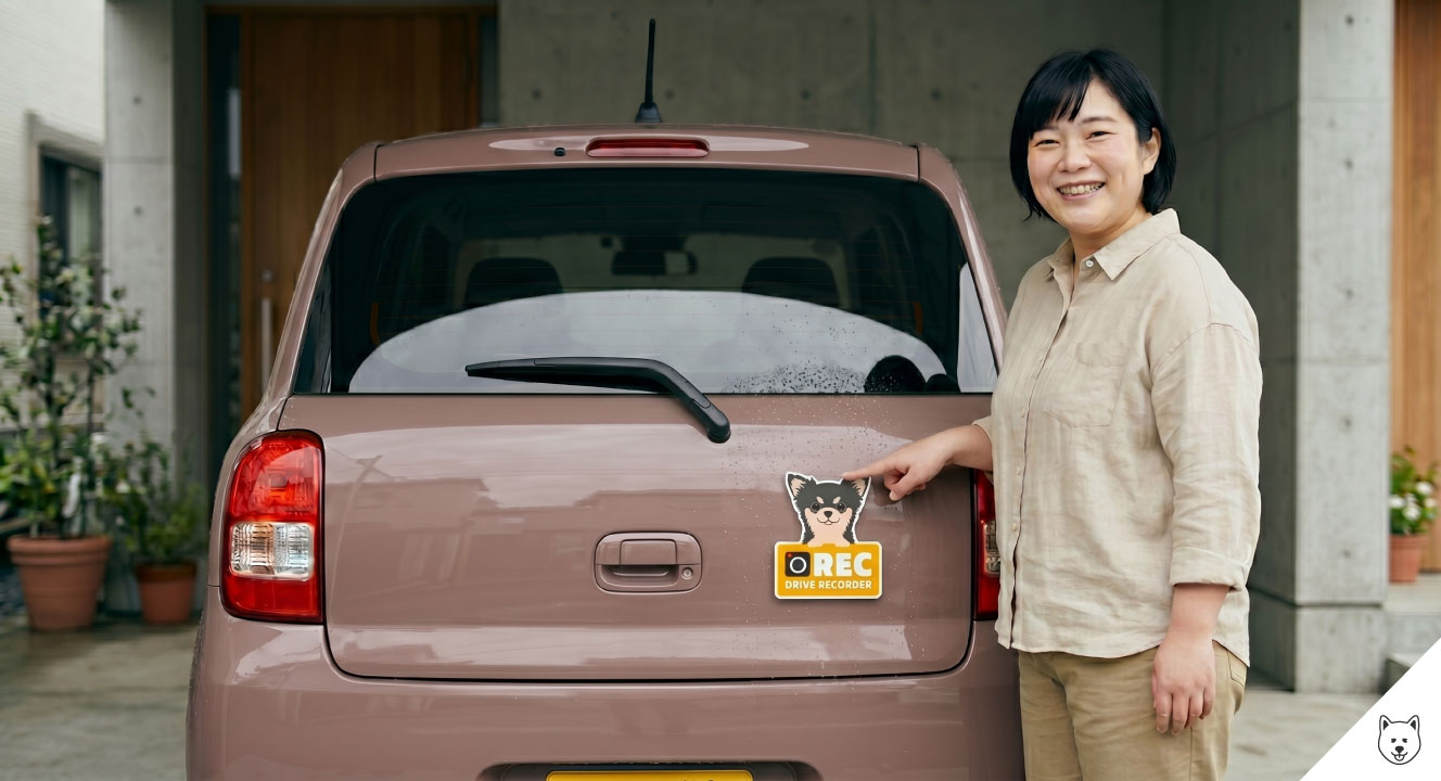 後続車へ確実に伝わる最適なサイズ
