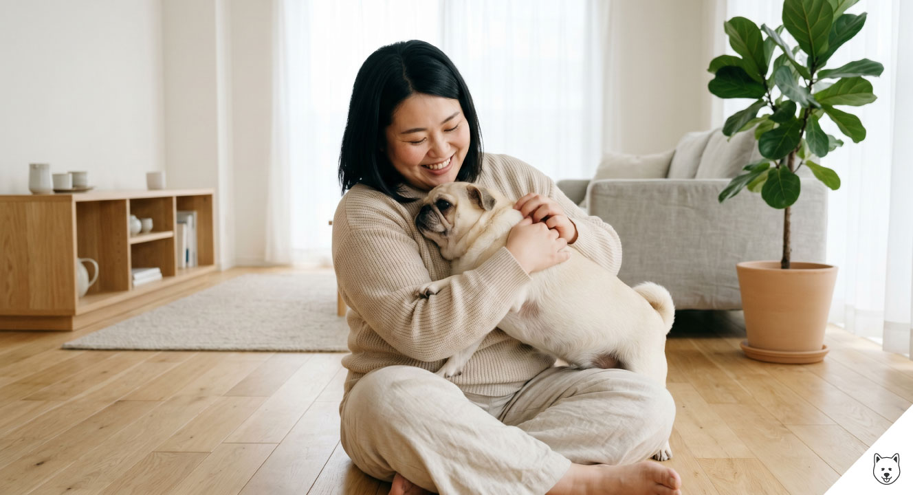 社交的で甘えん坊なパグの性格
