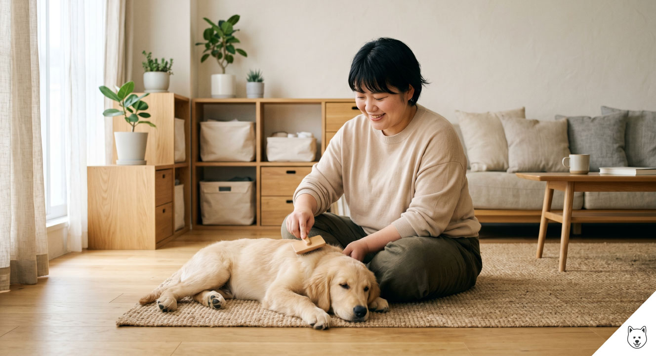６ヶ月から始まる抜け毛と換毛期のケア