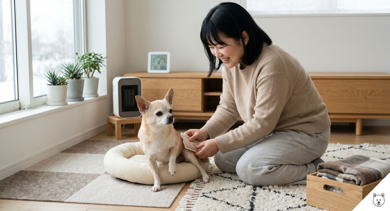 シニアチワワの室温管理と関節ケア
