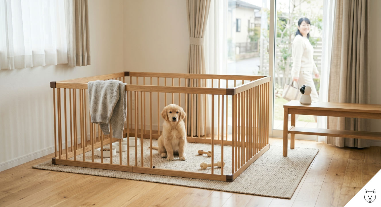 ４ヶ月の子犬の留守番のコツ