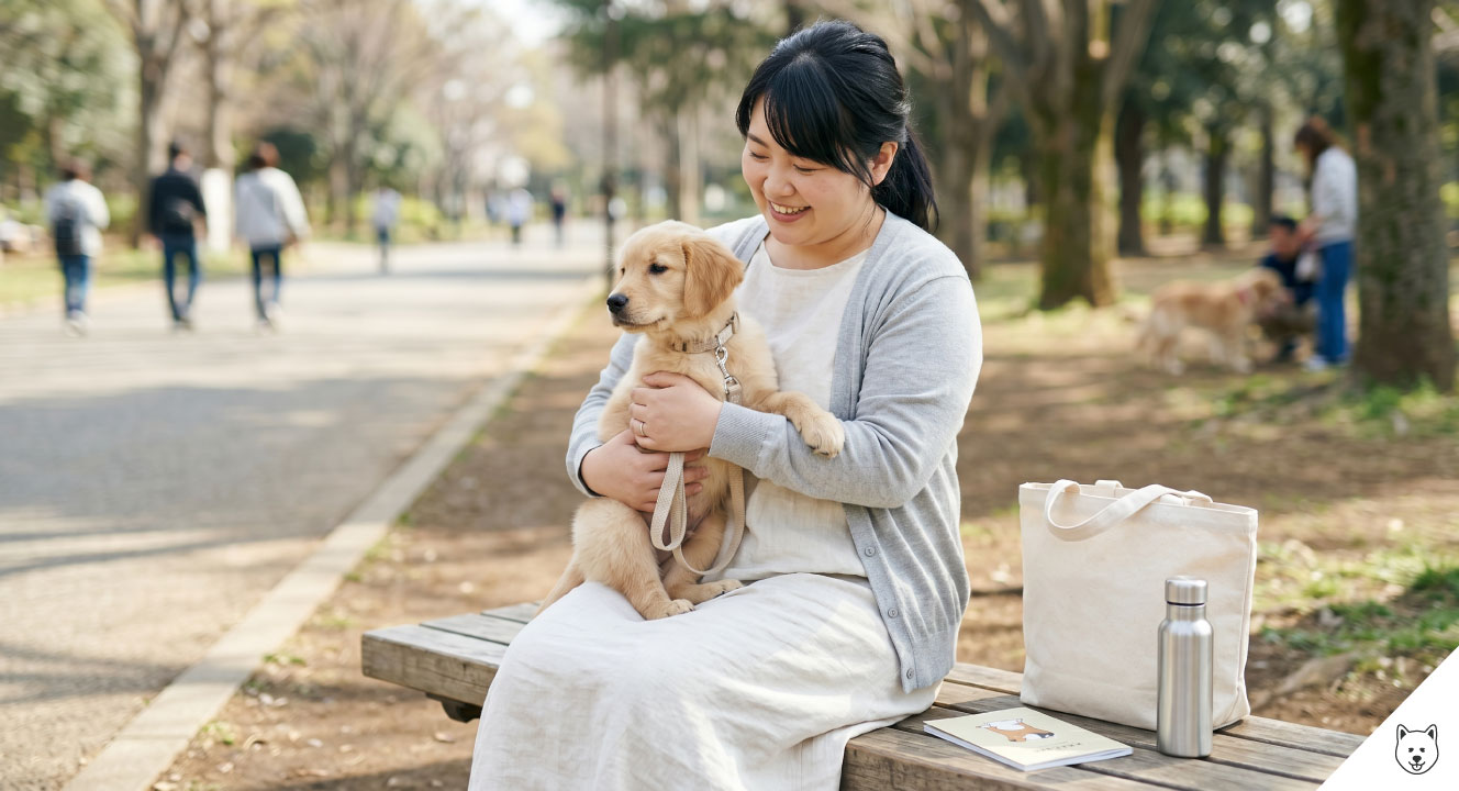 社会化を子犬期から始めて問題行動を防ぐ