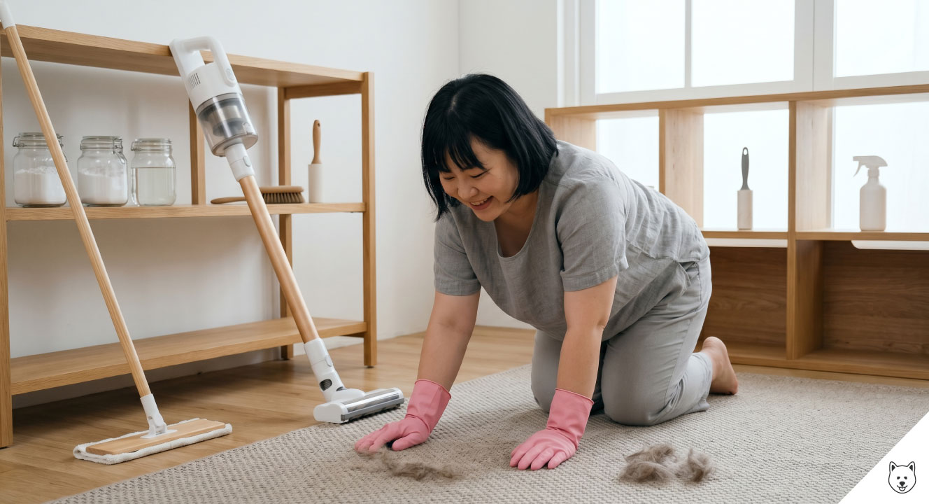 抜け毛が気になる部屋の掃除テクニック