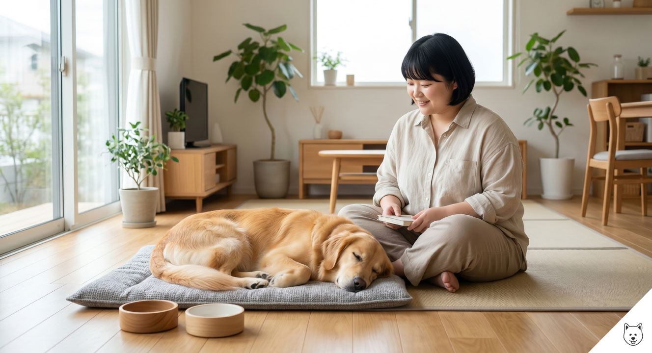 飼い主が知っておきたい食事と休息のバランス
