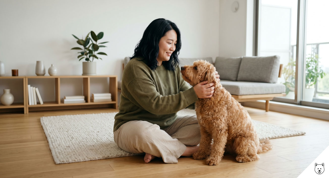小型のミックス犬ゴールデンドゥードル