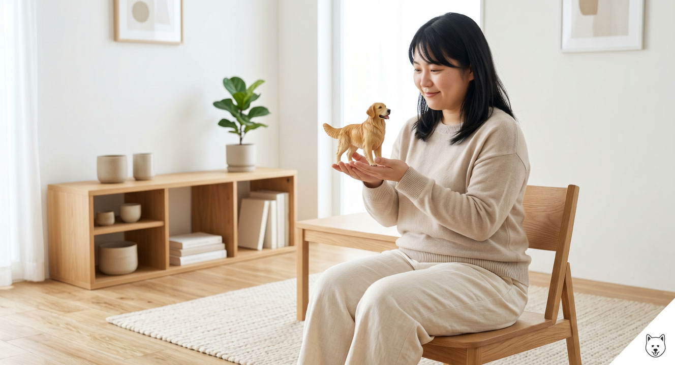 ミニチュアのフィギュアや置物を楽しむ