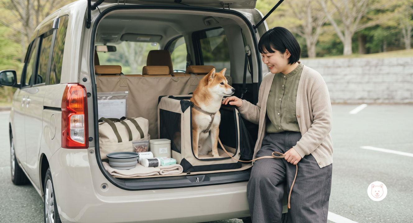 愛犬との車旅行に必要な持ち物と準備リスト